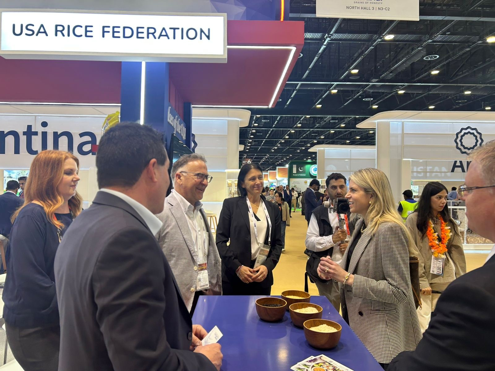 美国大米出展海湾食品展